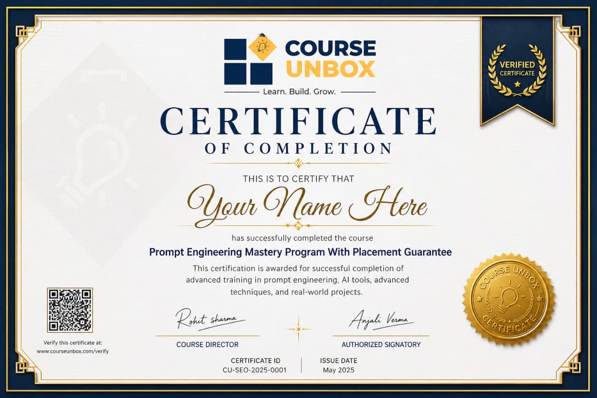 Course Unbox Certificate